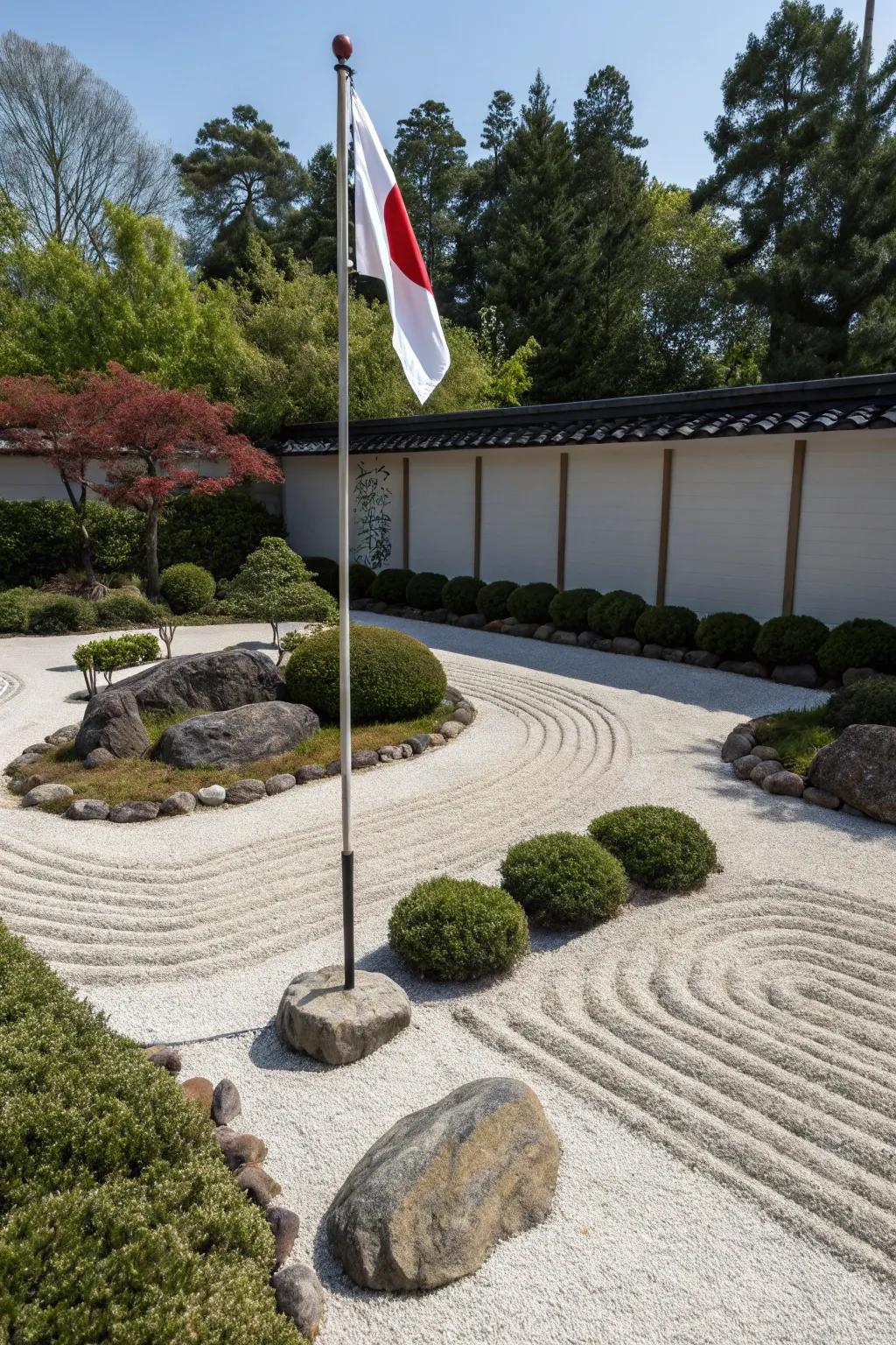 Zen gardens provide a serene and reflective space.