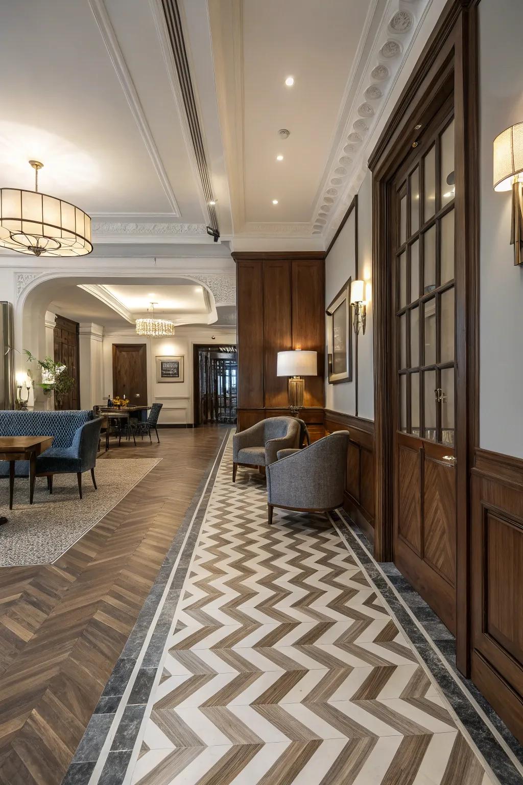 Sophisticated style with a classic theme.
