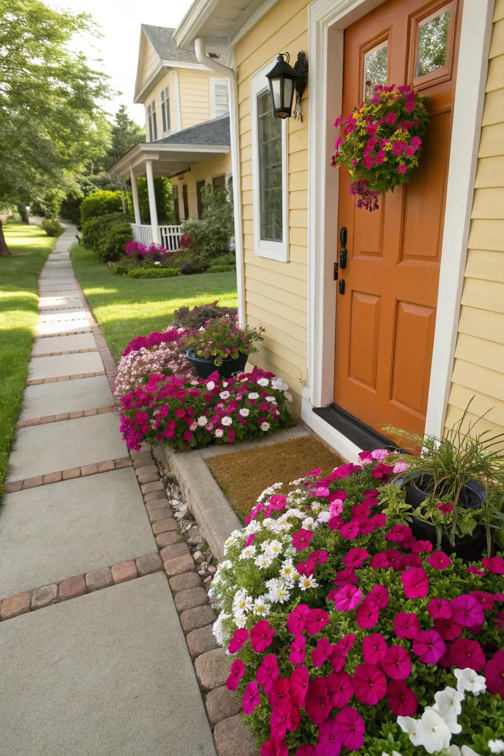 Welcome guests with a Blomsie 'mat' at your doorstep.