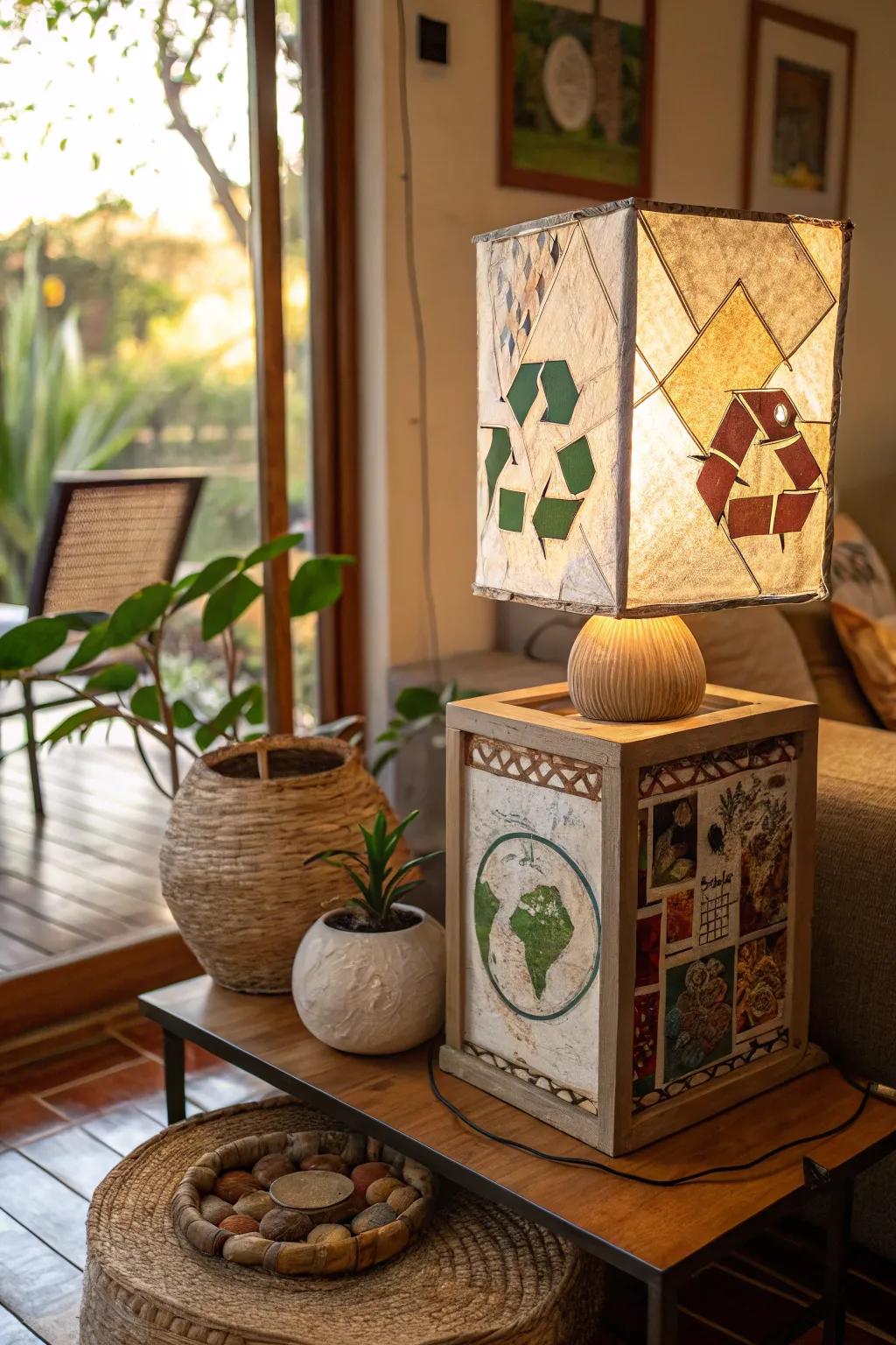 Eco-friendly beauty is offered by renewed art.