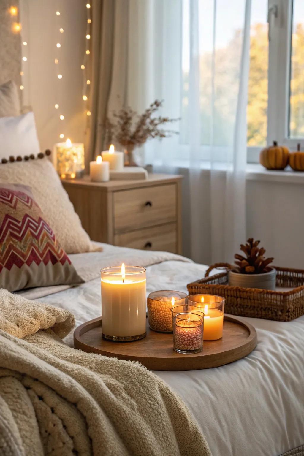 Autumn scented products deliver warmth and comfort to your Halloween aesthetic.