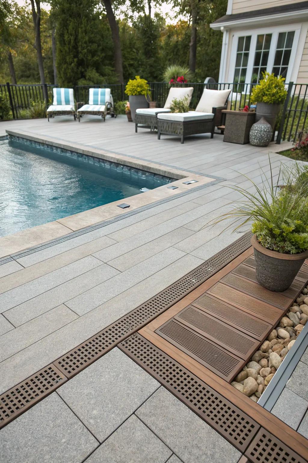 Adaptable drainage covers offer versatility and a flawless fit.