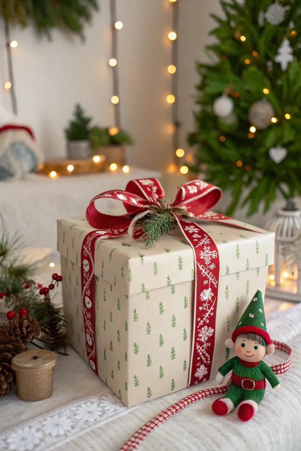 A surprise gift from the elf sparks joy.