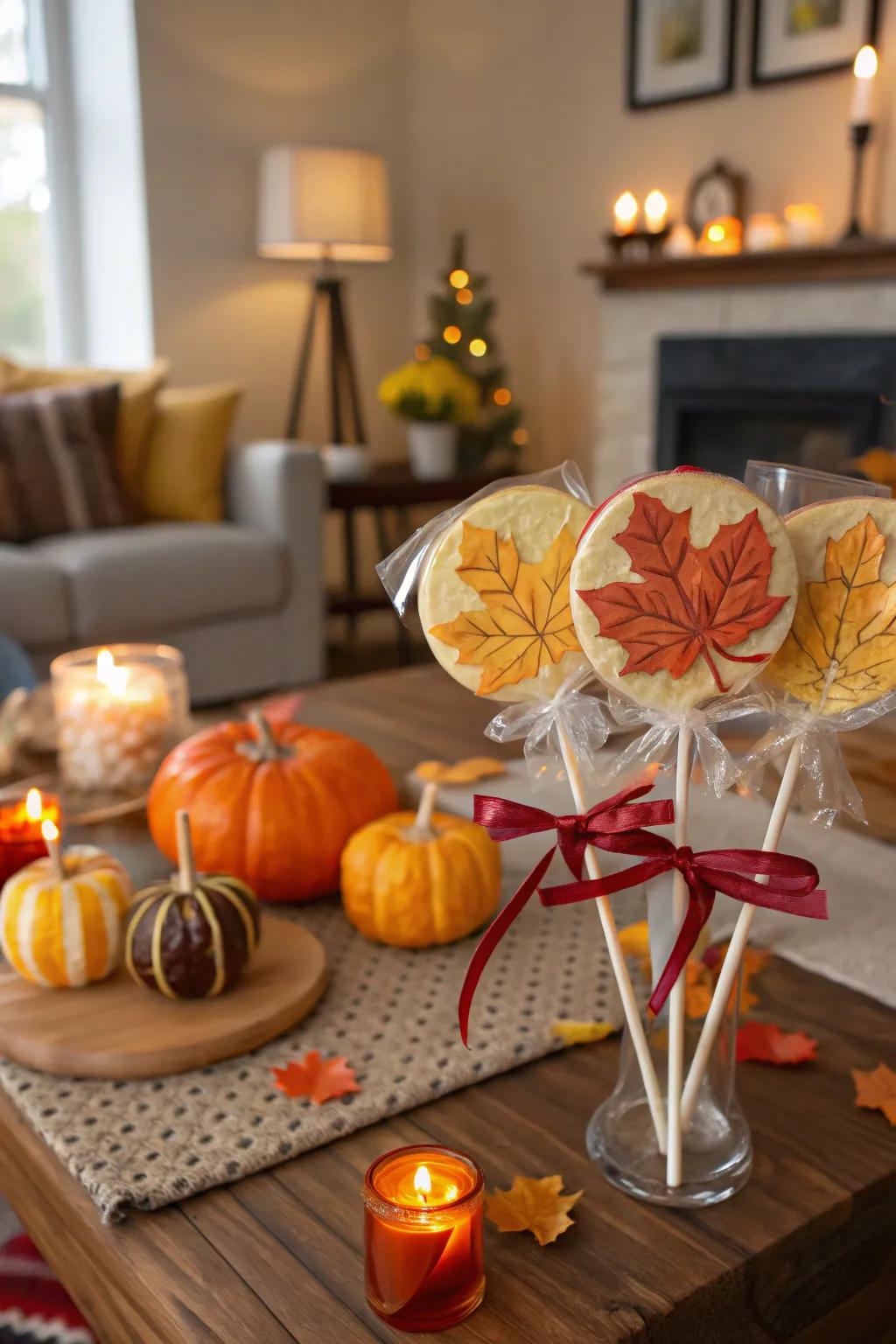 Seasonal decor with sugary gems incorporates festive flair to your residence.