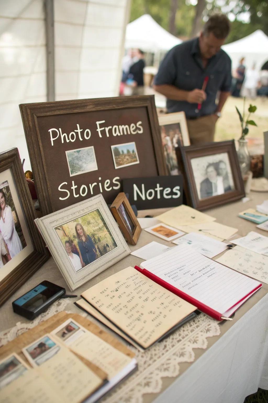 Personalized labels provide context and share stories with your attendees.