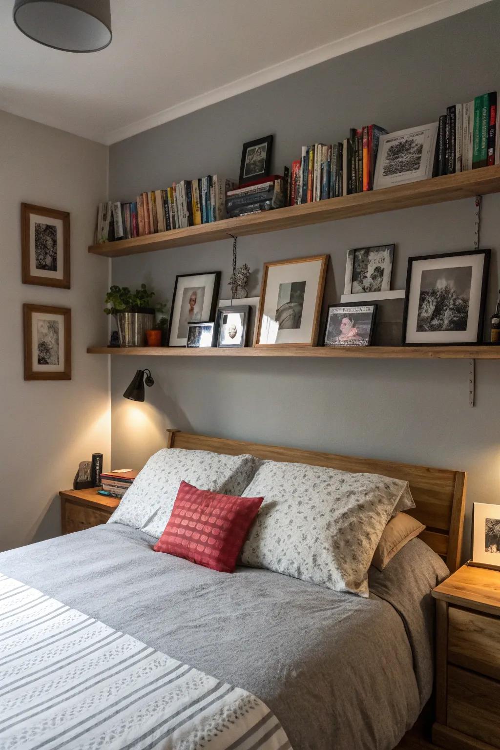 Add personal touches to a room to make it yours.