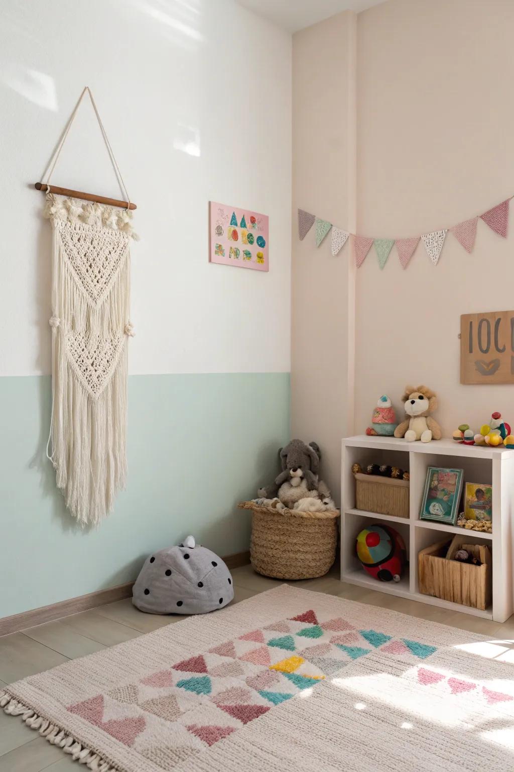 Minimalist decor maintains a calm space.