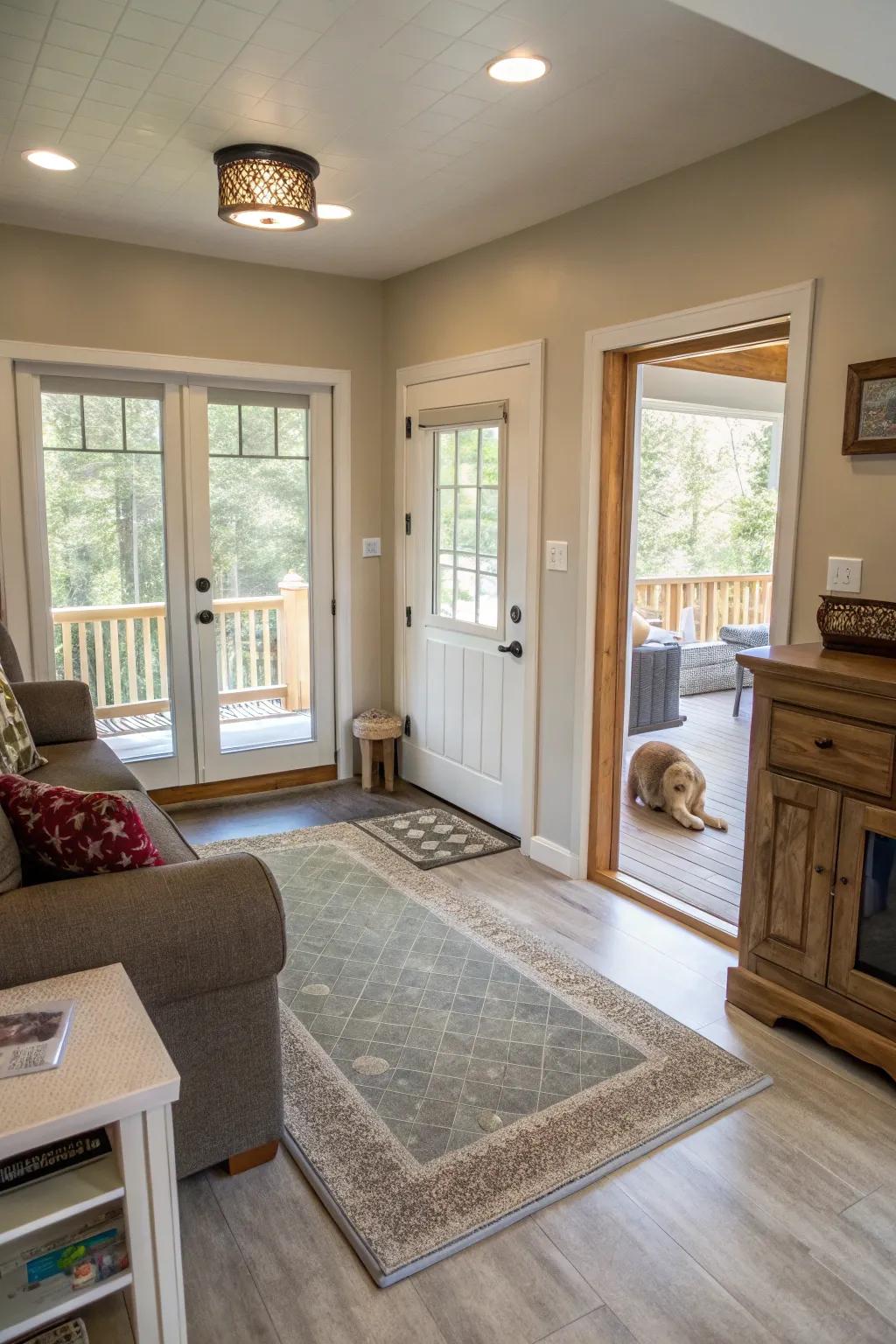 A welcoming space for humans and pets.