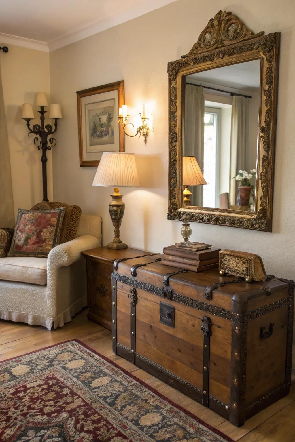 Retro finds give personality and a sense involving history.