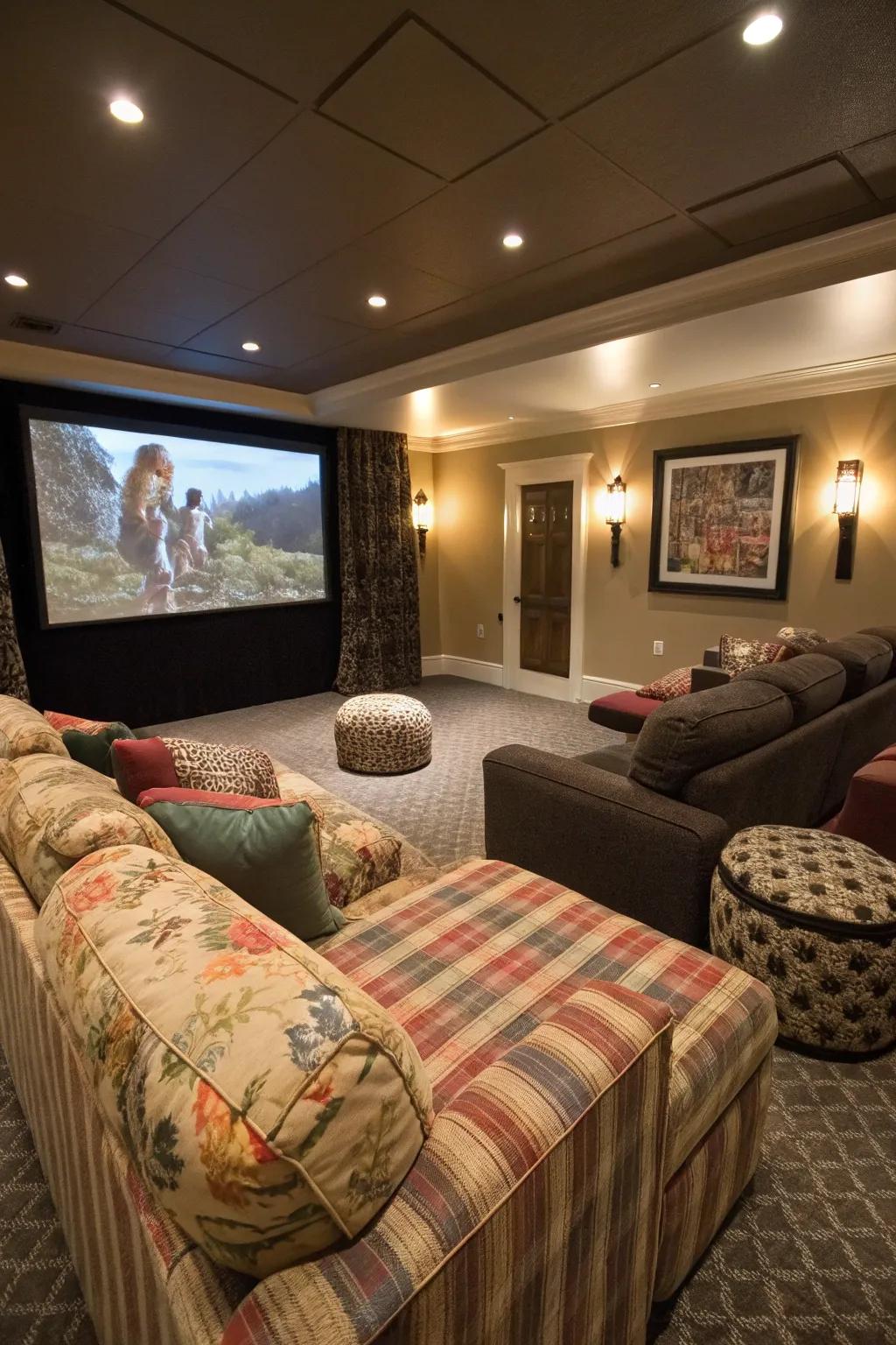 Footrests are a flexible supplement to your movie space.