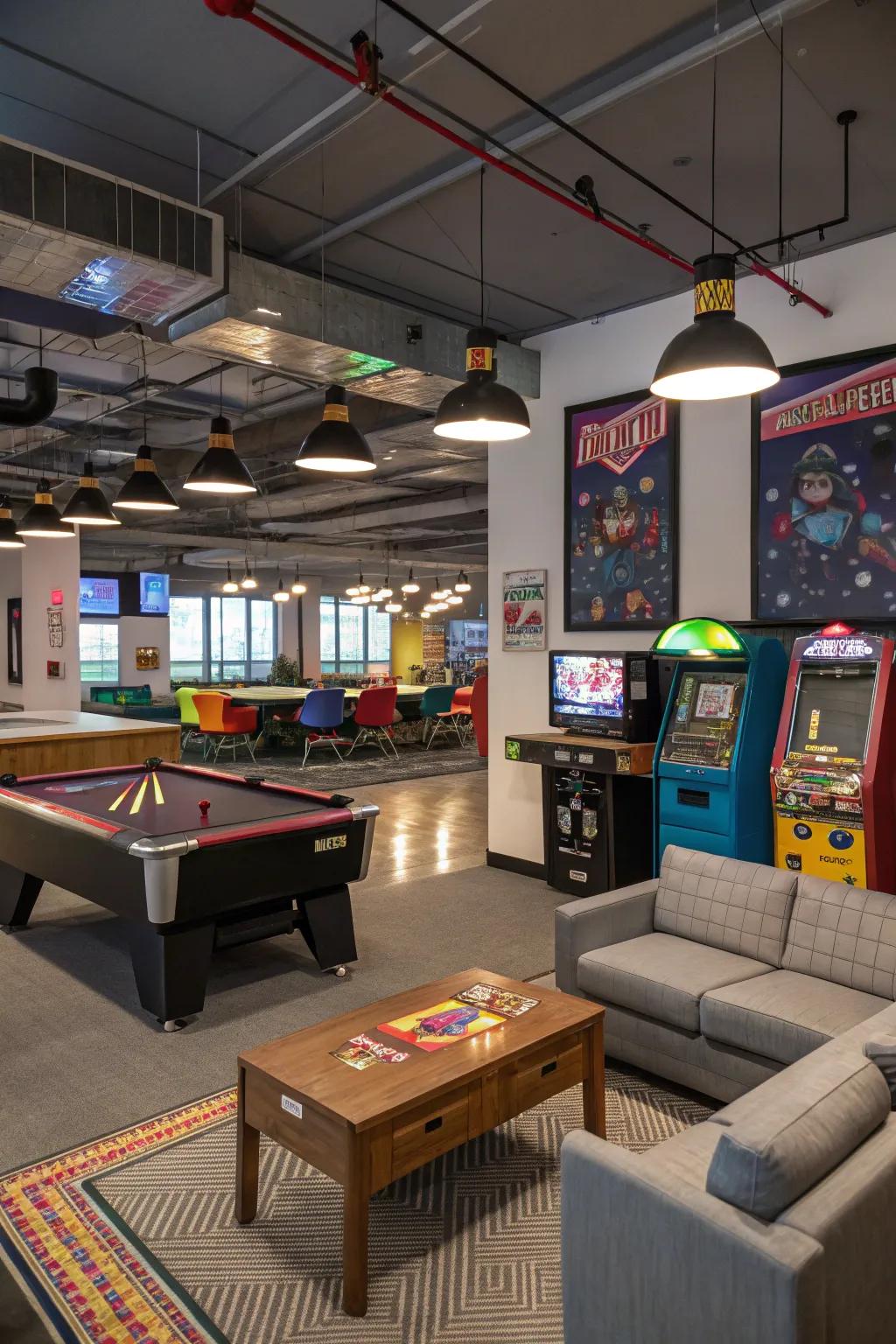 Themed decor that makes your game room special and inviting.