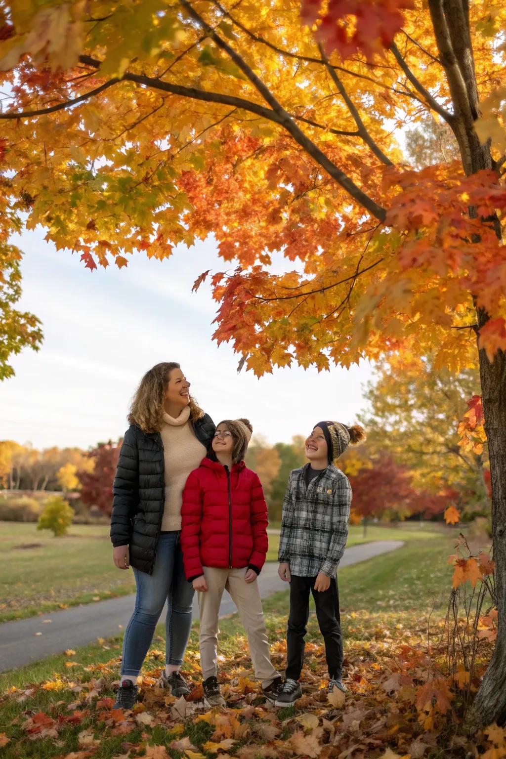 Comfortable attire ensures joyful and relaxed family images.