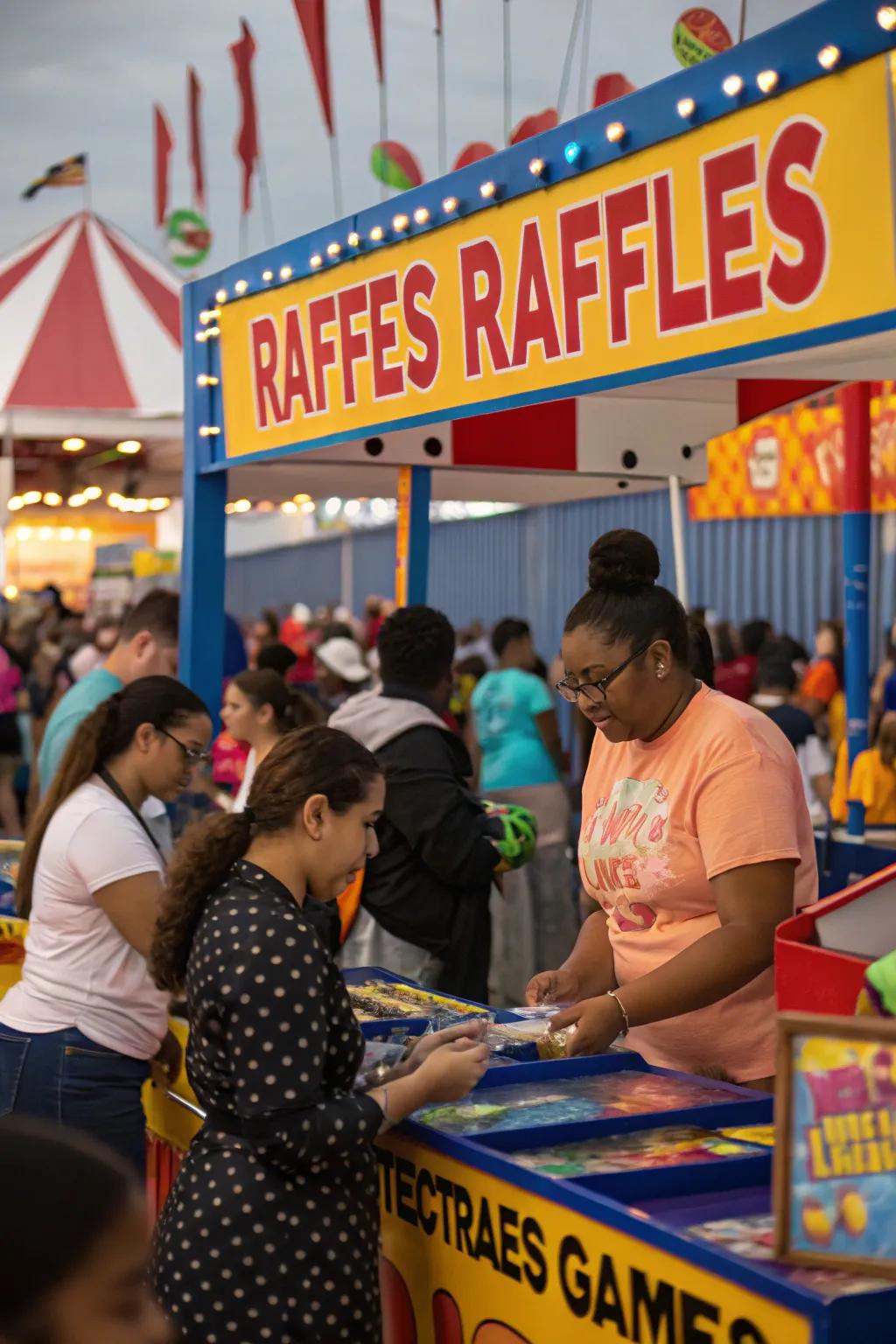 Interactive games create a lively and popular spot.