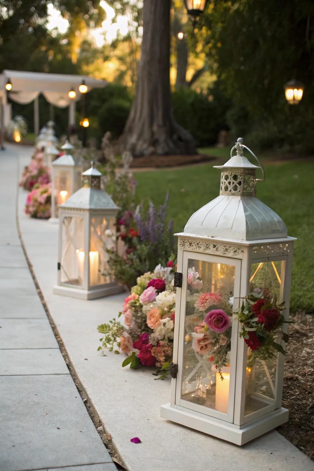 Add a fresh approach using flower-filled beacons.