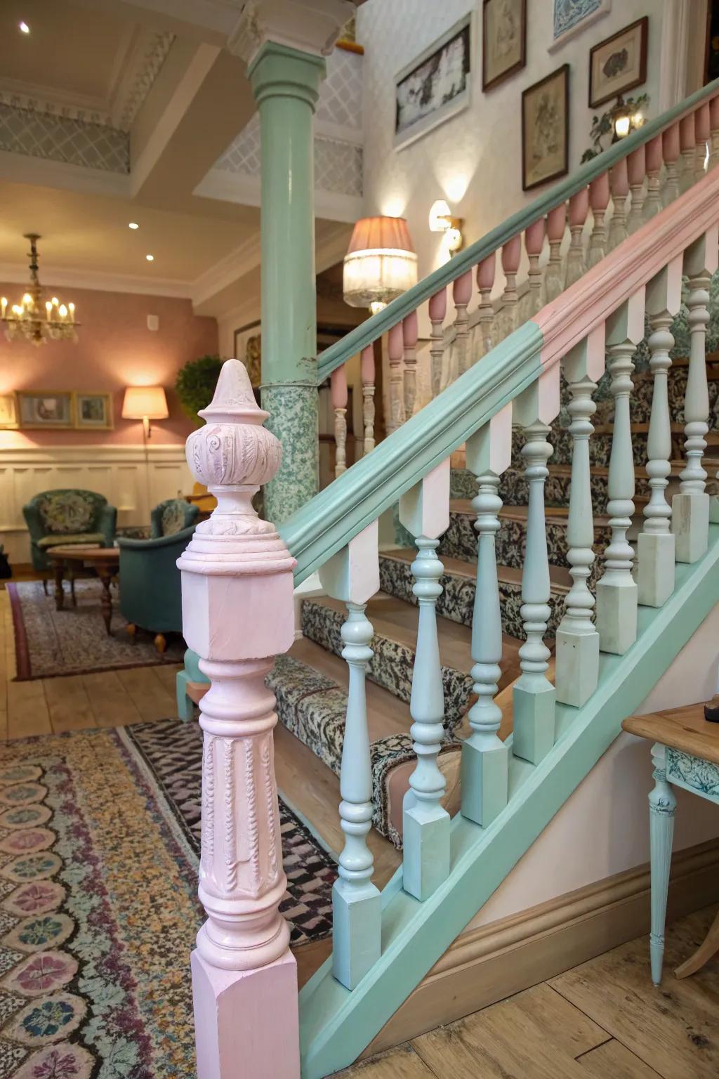 Classic pastels add gentle, nostalgic charm.