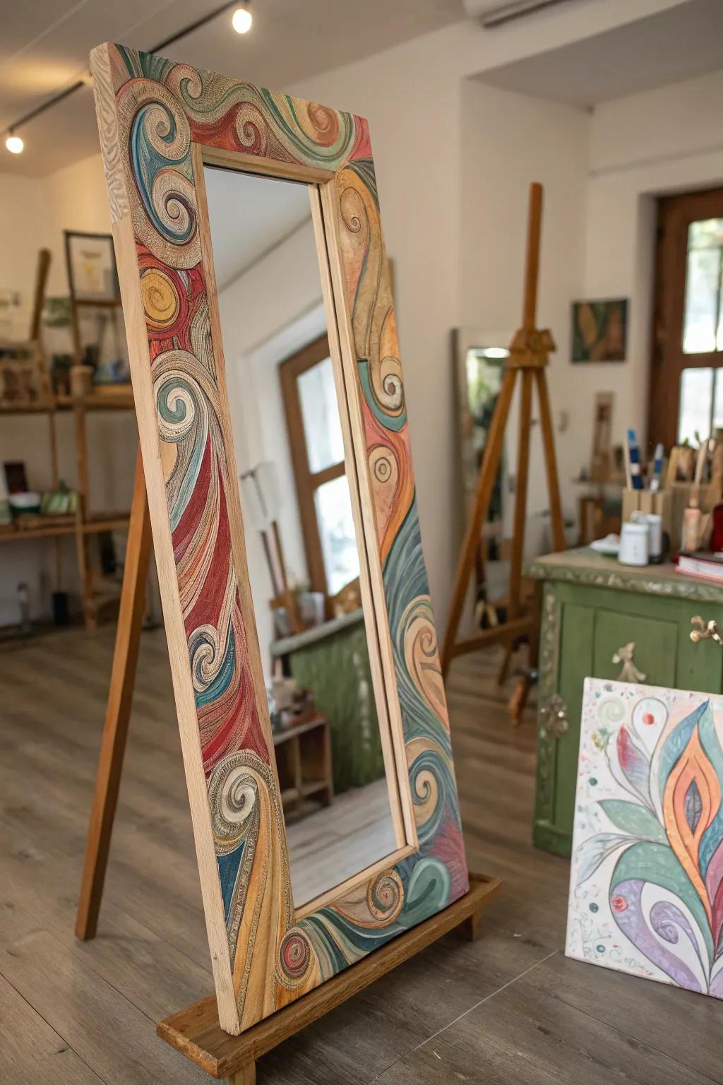 Abstract designs permit creative articulation.