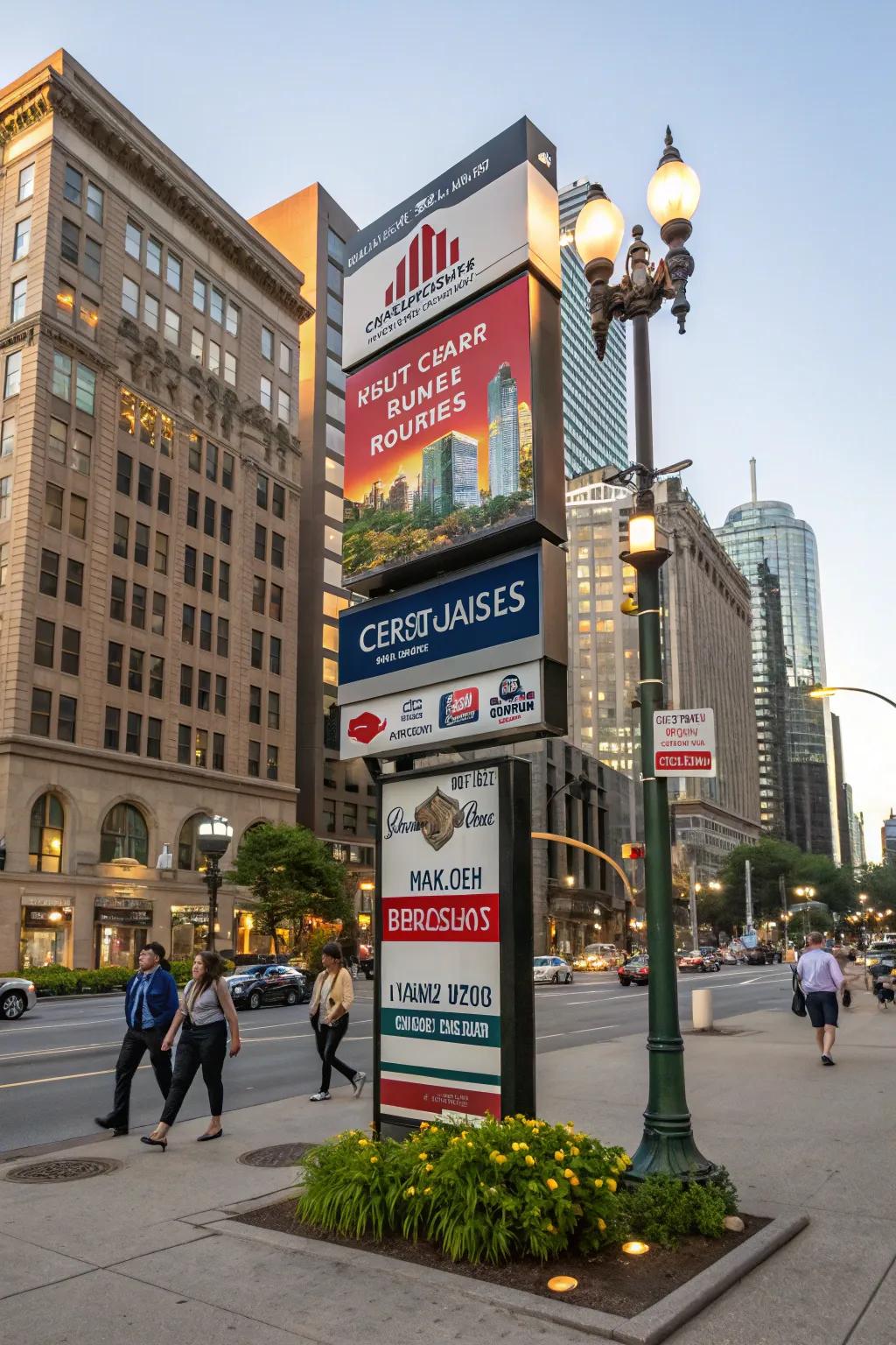 Strengthen brand identity with custom-branded property signs.