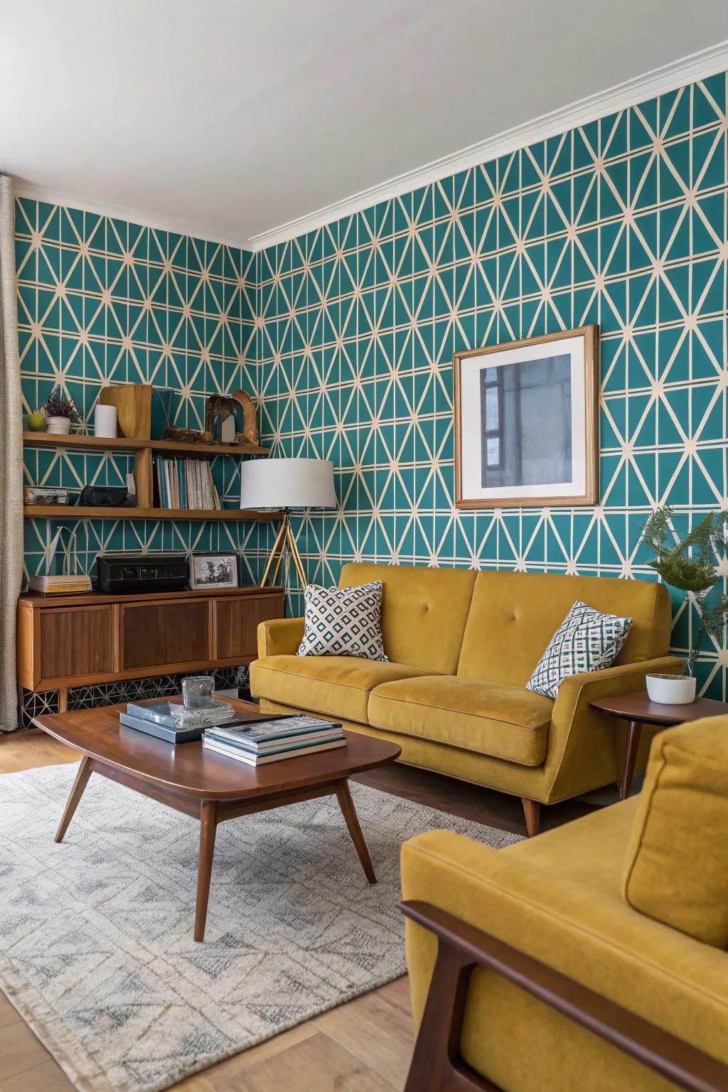 Brave wall coverings make striking declarations.