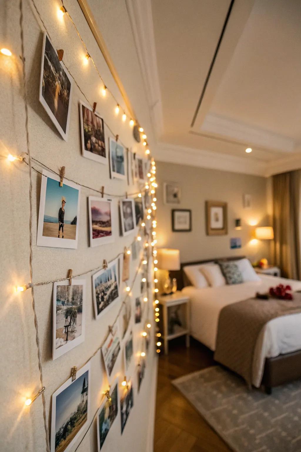 A keepsake display showcases a journey of love.