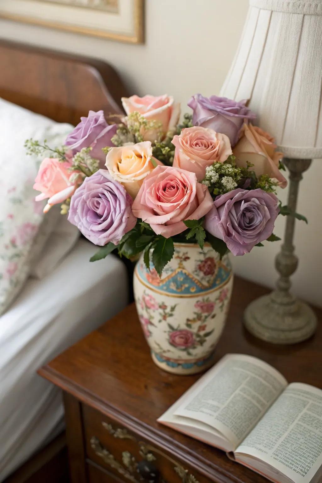 Soft hues for a hint of refinement.