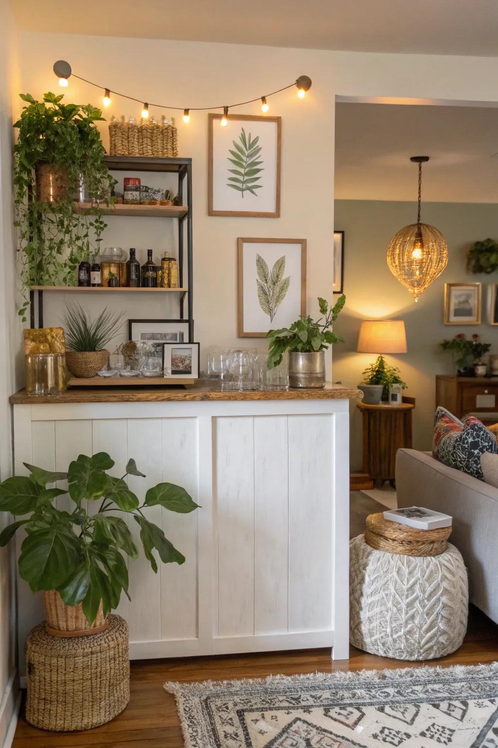 Personal touches make your dry bar uniquely yours.