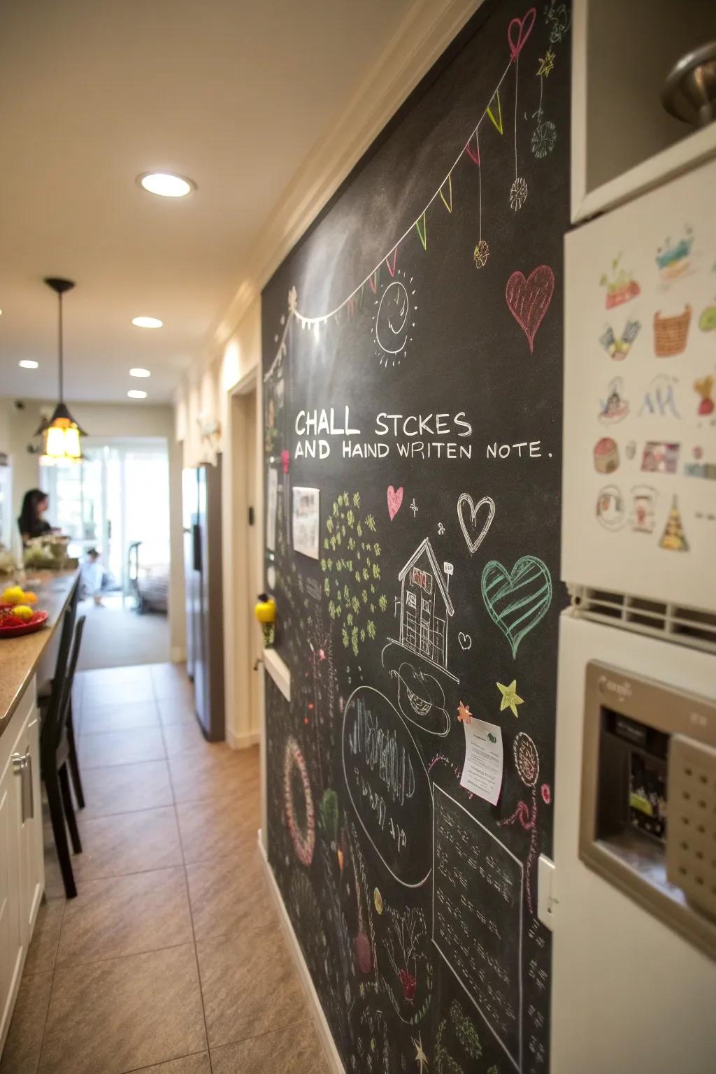 Create an interactive space with writable board decals.