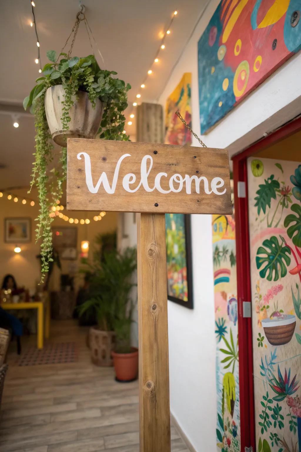 Infuse humor into your home with a quirky quote .