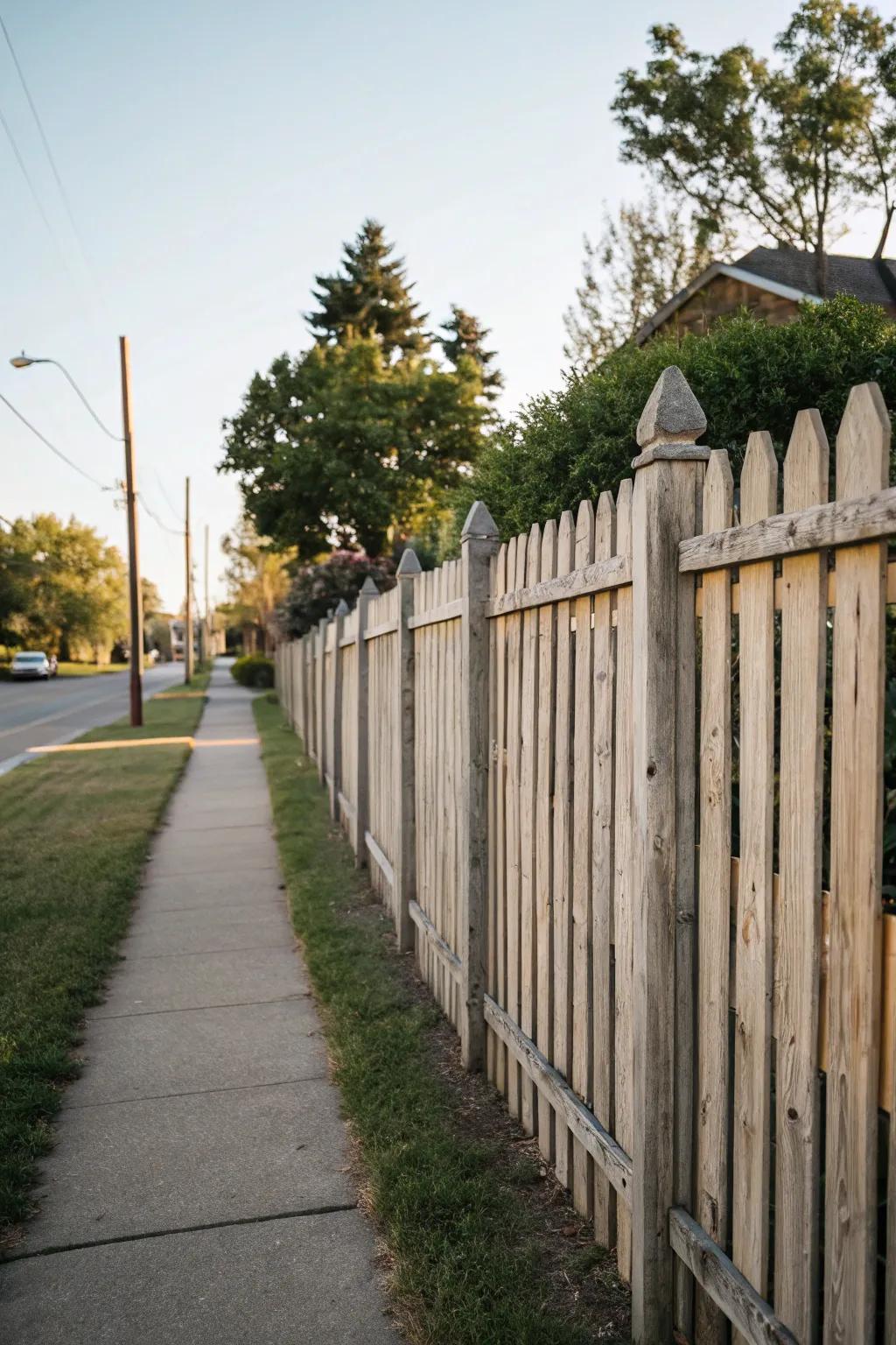 Good neighbor fences are tailored for harmony and visual equilibrium.