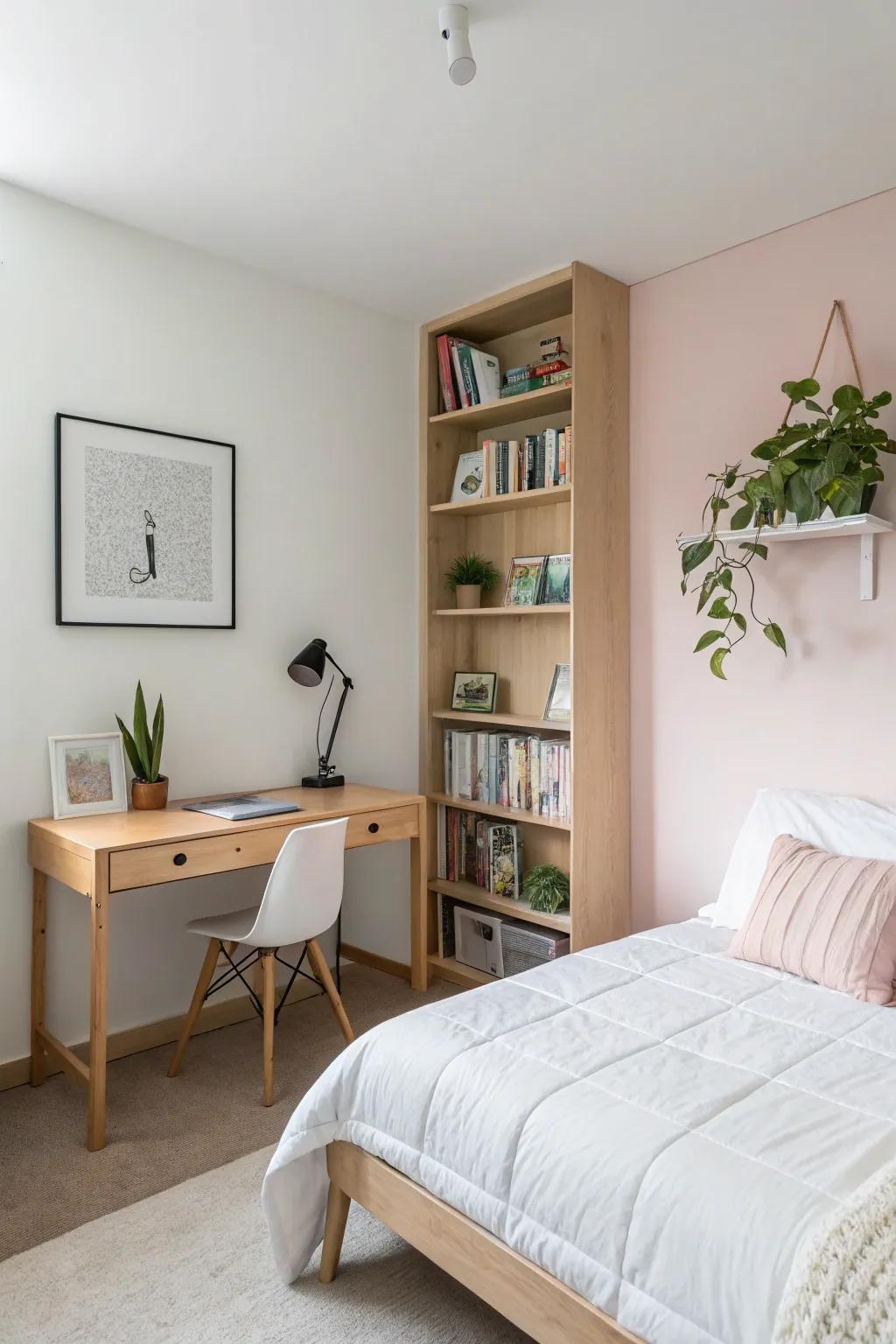 Minimalist design conjuring a tranquil and concentrated ambiance.