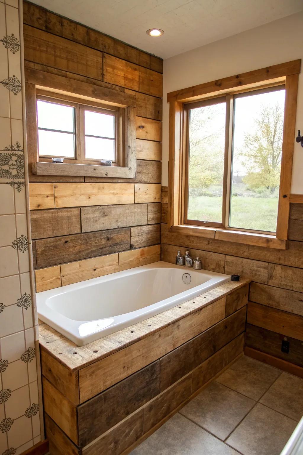 Add character with eco-friendly material choices.