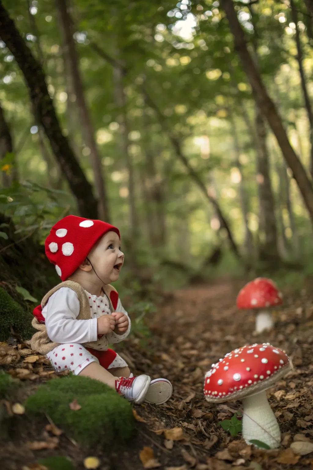 A fairy tale woodland fungus all set to enchant everyone this Halloween.