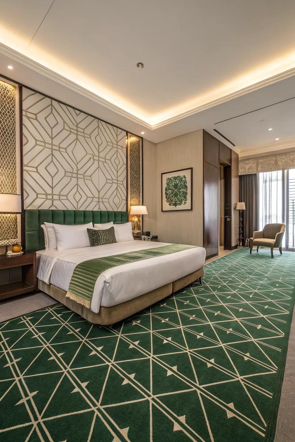 Geometric adds style.