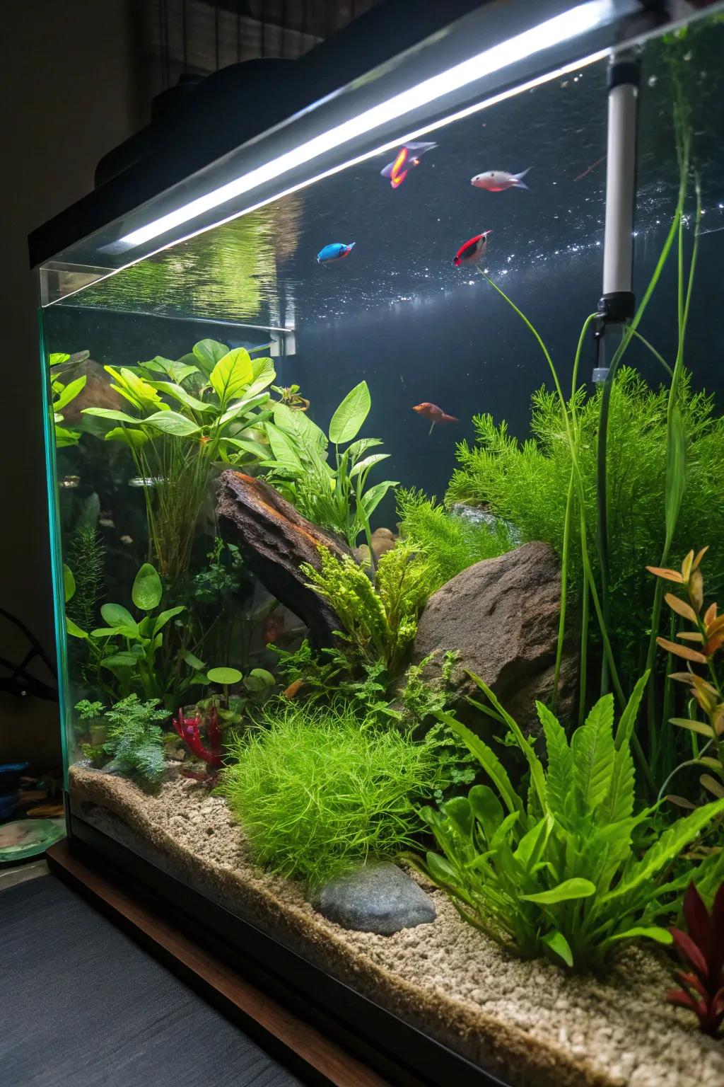 Aquatic nurseries convey profundity and variety to your tank.