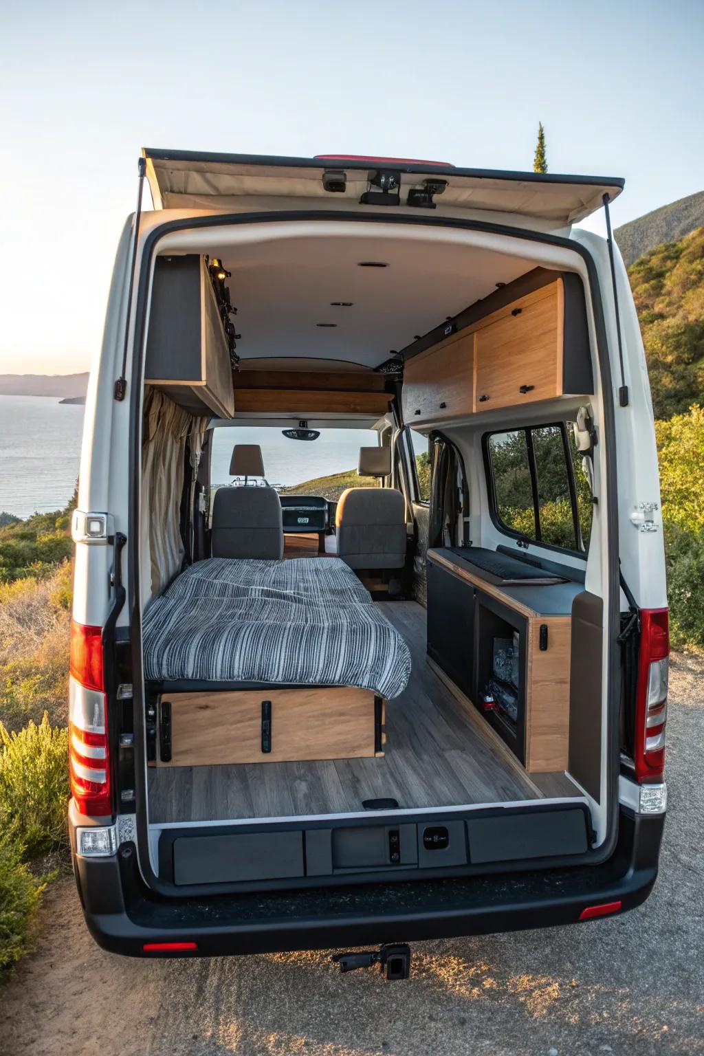 Modular beds offer limitless design options for your camper's interior.