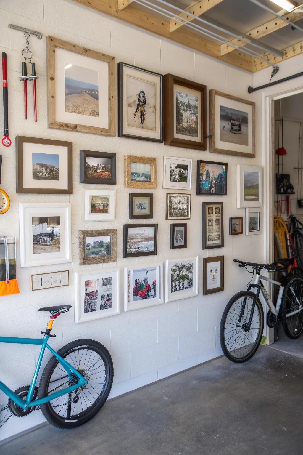 A gallery wall can inspire and motivate.