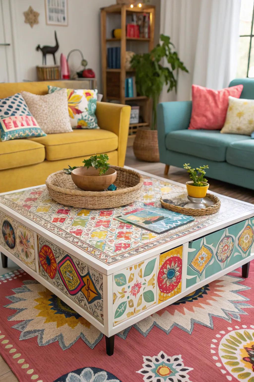 Patterned layers inject fun and playfulness into your design.