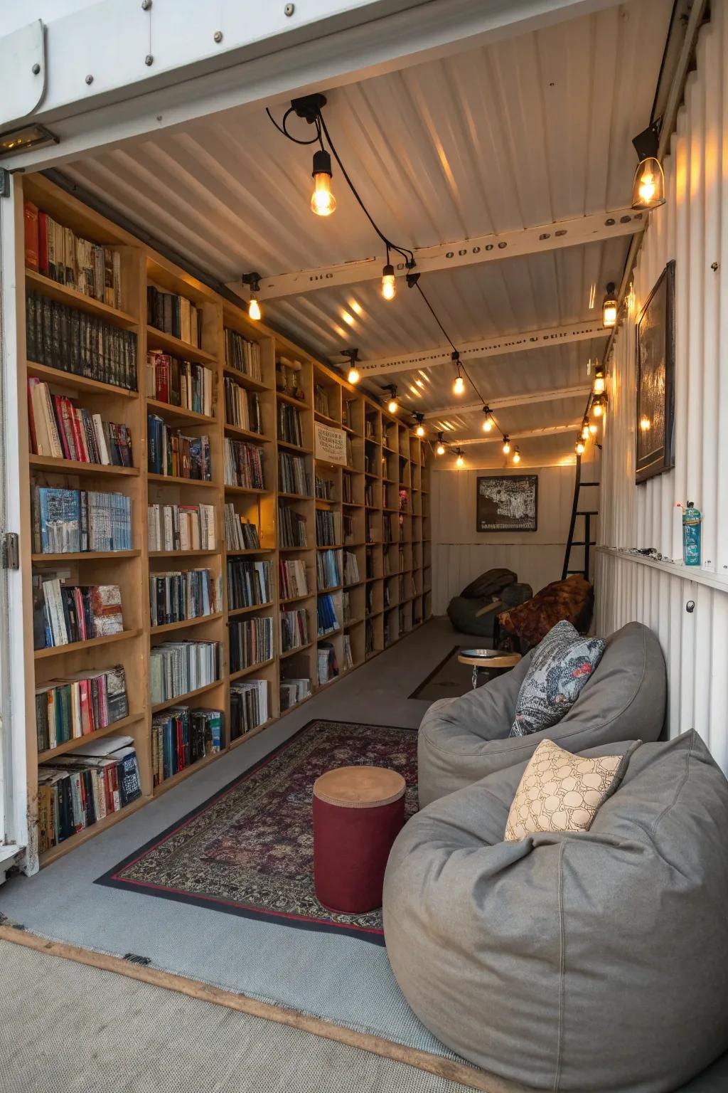 Get peaceful vibes using containers.