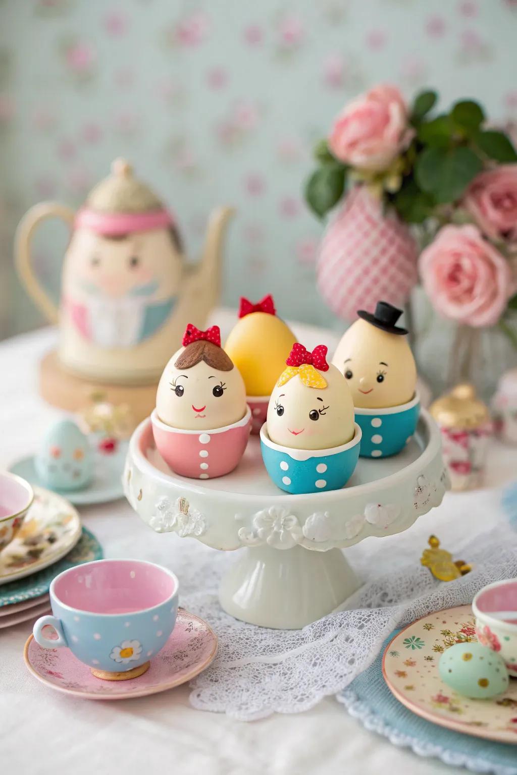 Fairy tale eggs adding magic to a party.