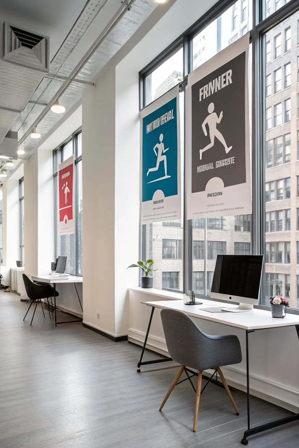Minimalist icons deliver a delicate yet stylish decor alternative.