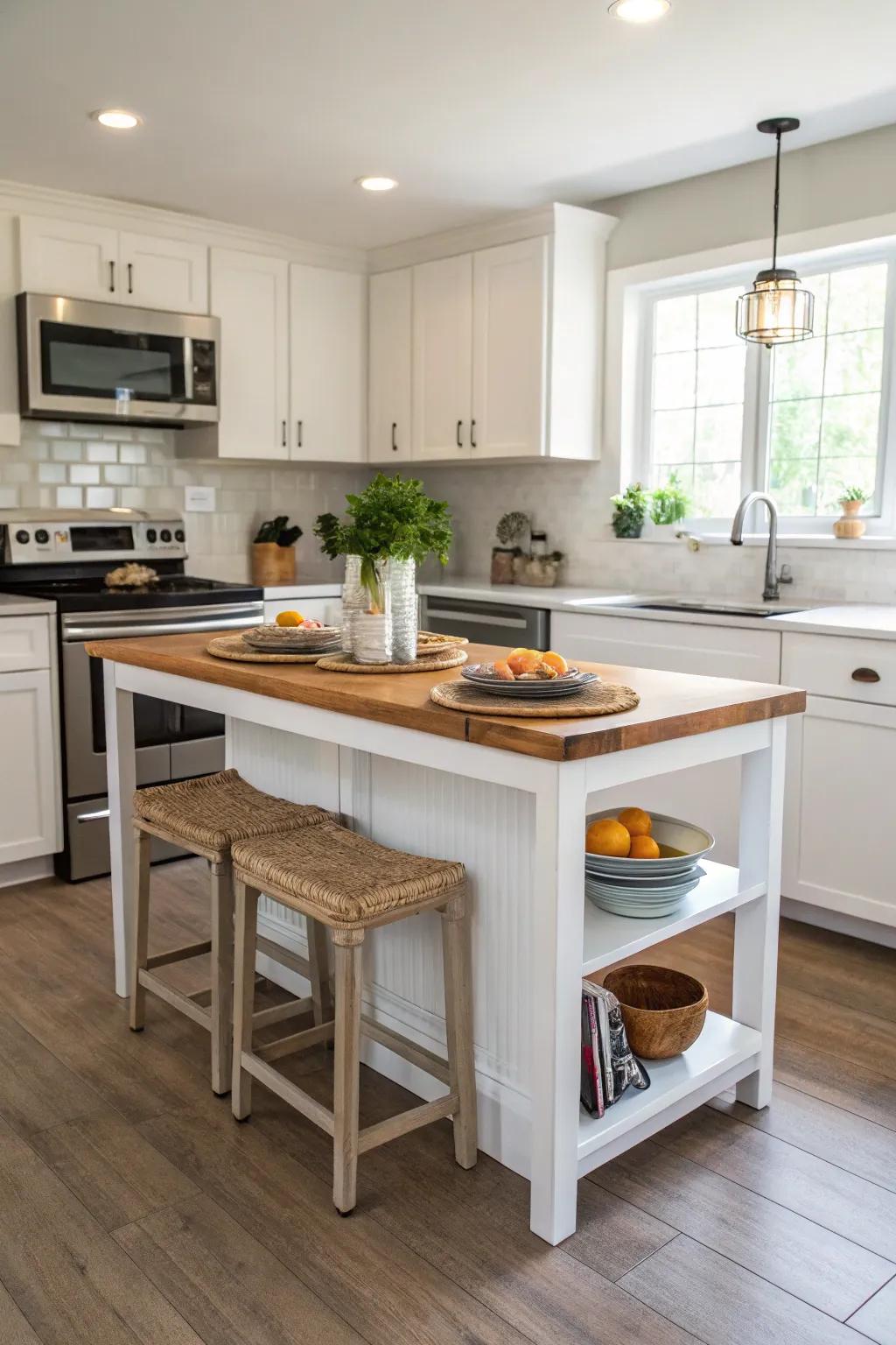 A adaptable design best for small areas.