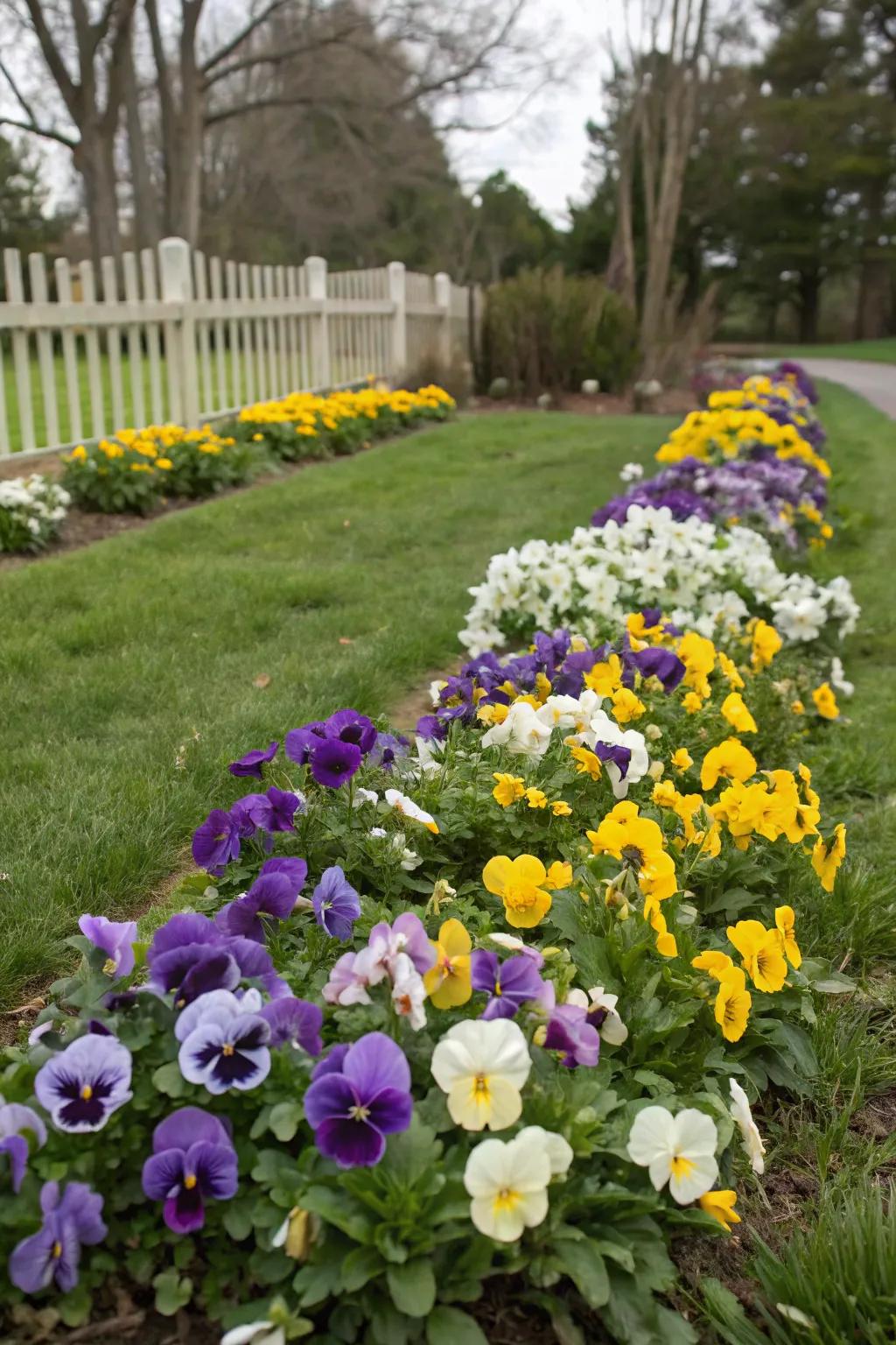 Cherish hardy pansies for unanticipated autumnal color.