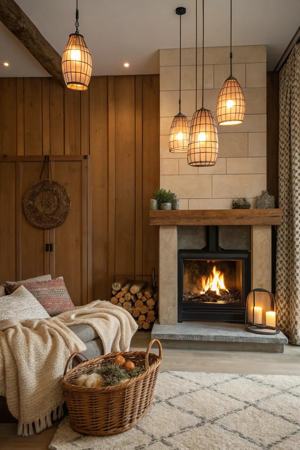 Drop lights inject a contemporary flair and aesthetic captivation.