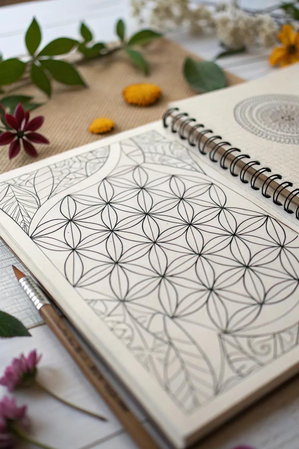 Shaped flowers uniquely blend structure and nature.