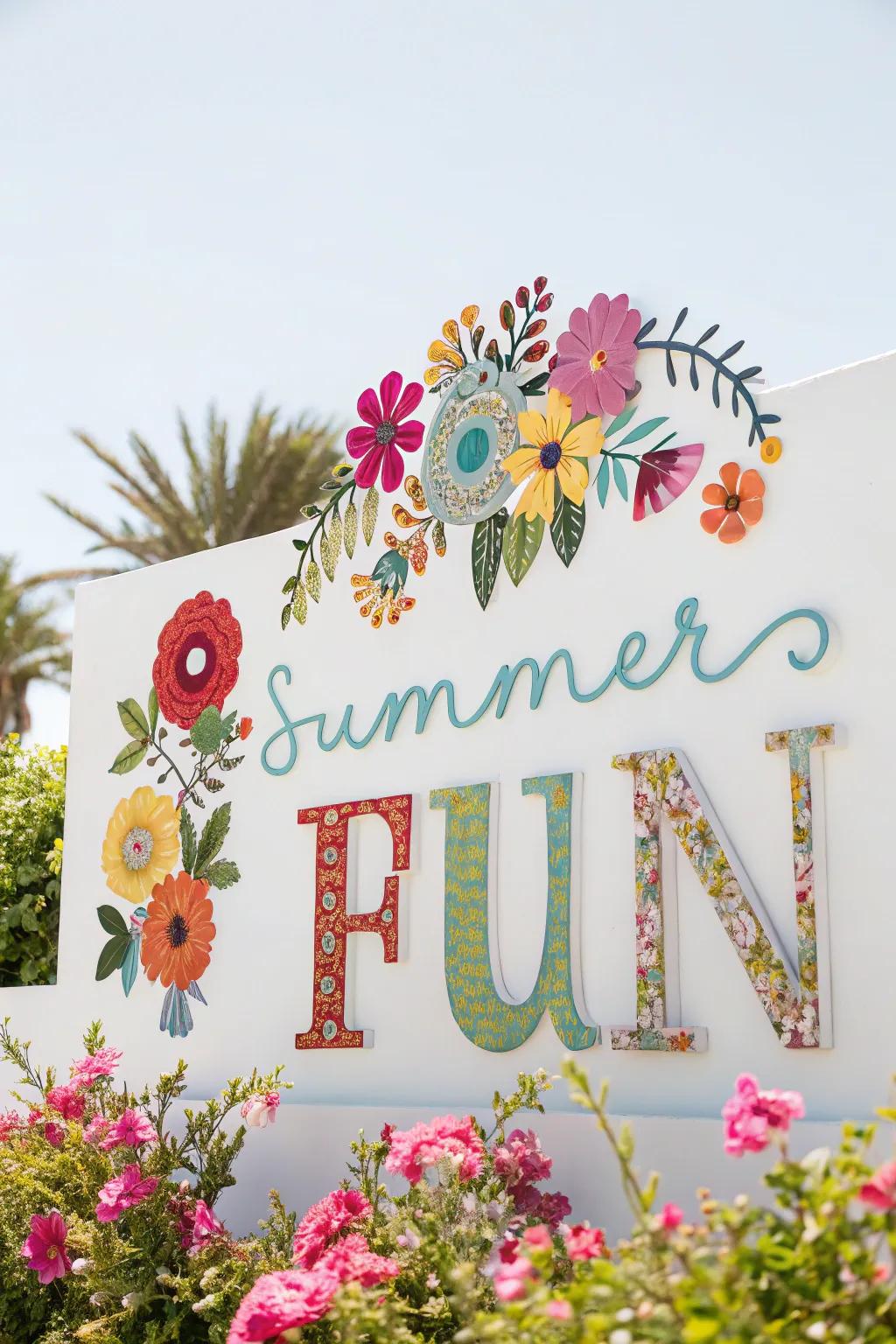 Lively lettering designs add a lively persona.