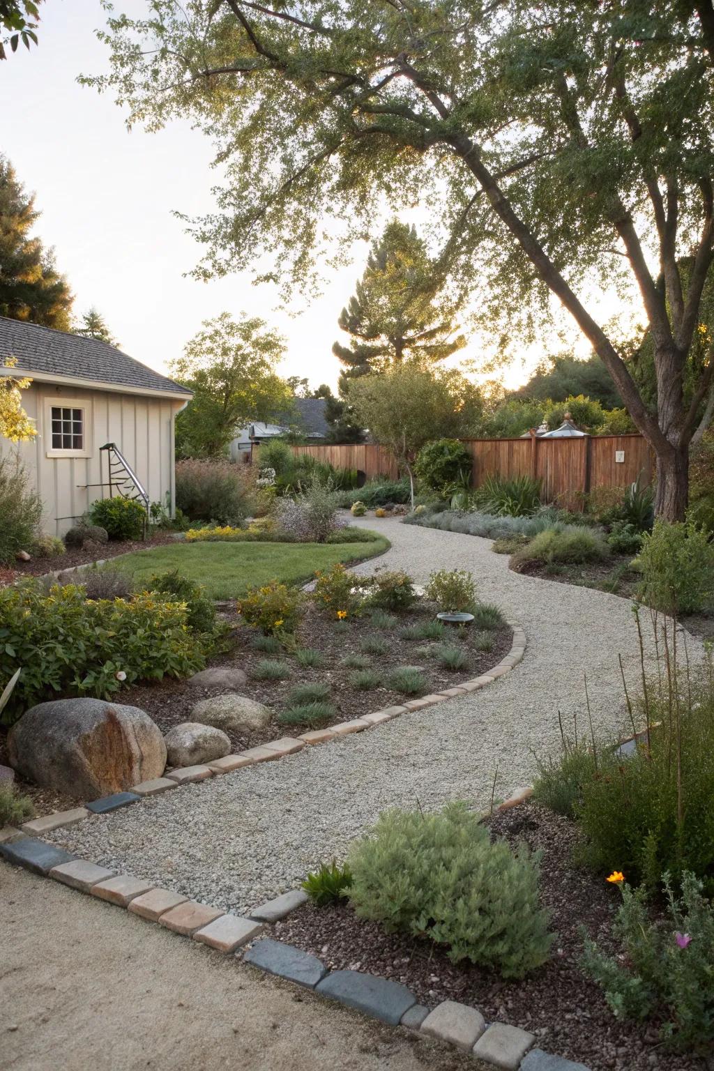 Naturalistic gravel gardens proffer a feral, untamed splendor.