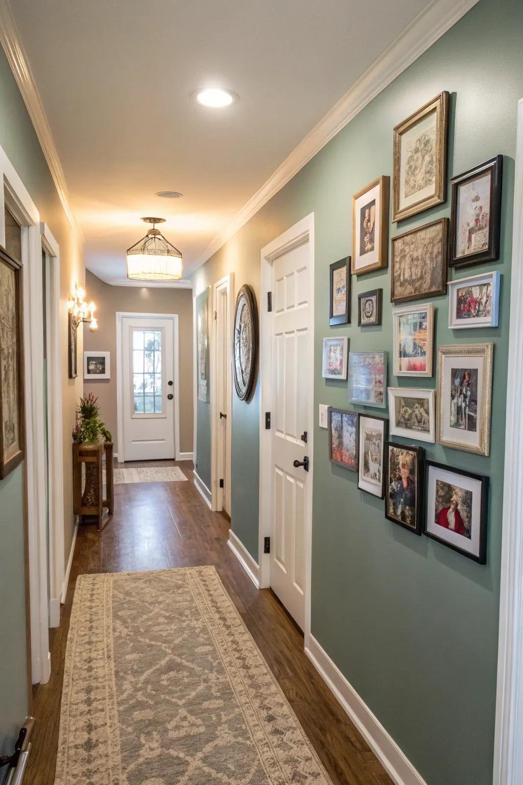 Convert your passageway into an artistic journey.
