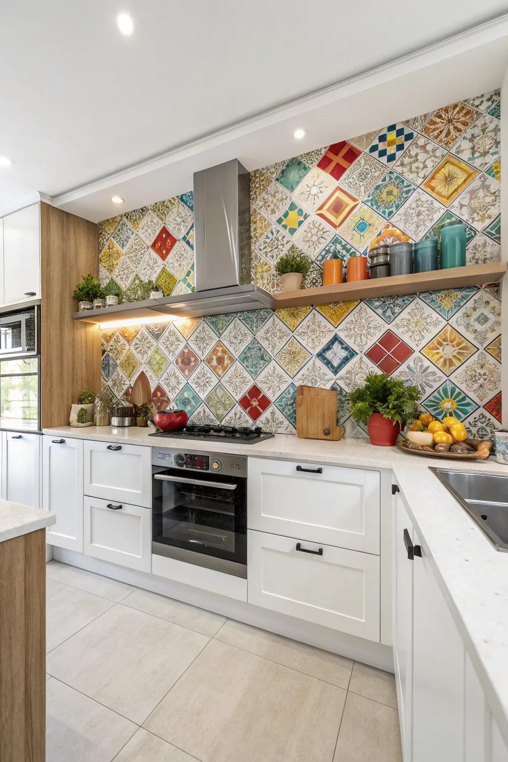 A new backsplash rejuvenates your kitchen with style and color.