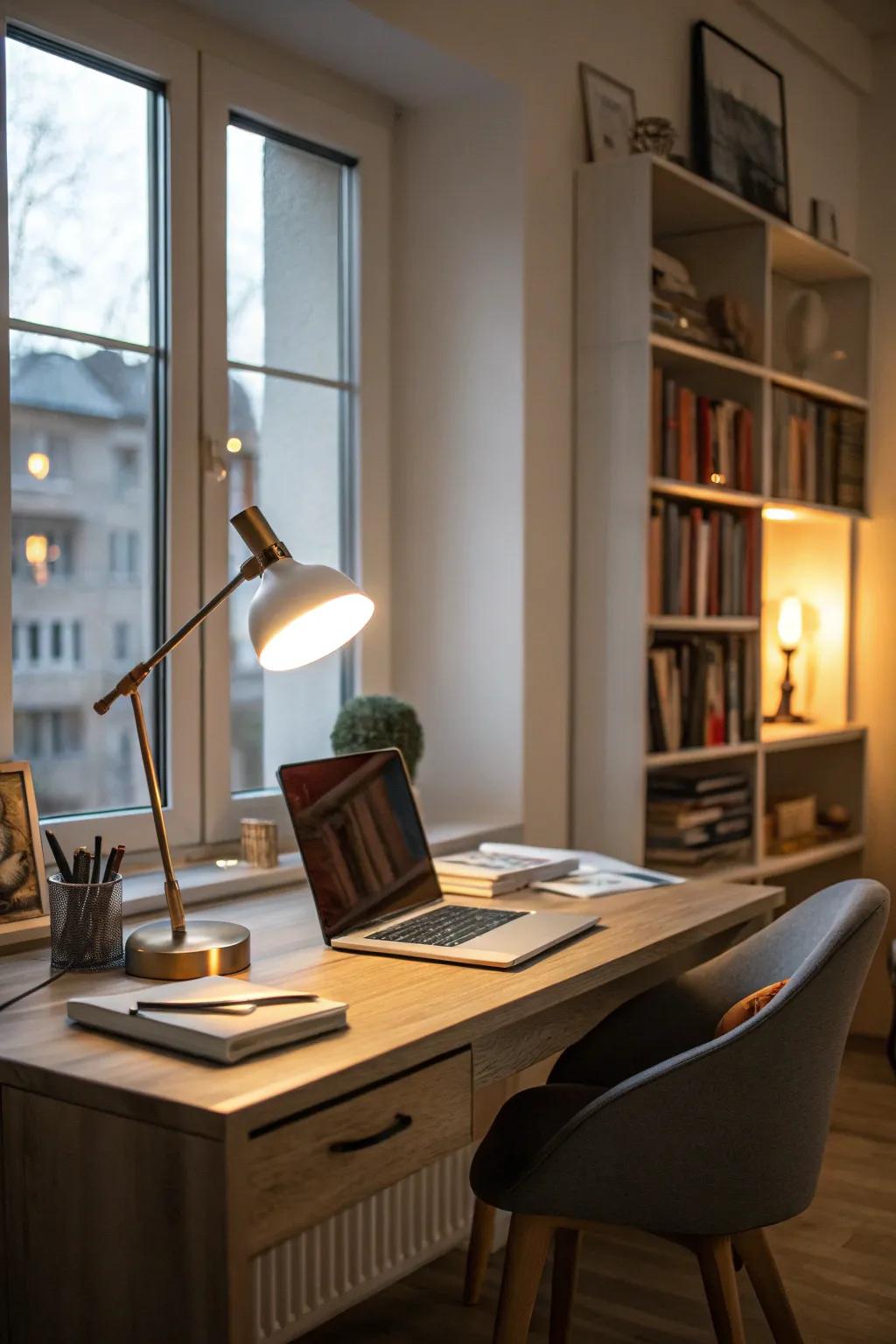 Achieve equilibrium via layered illumination.