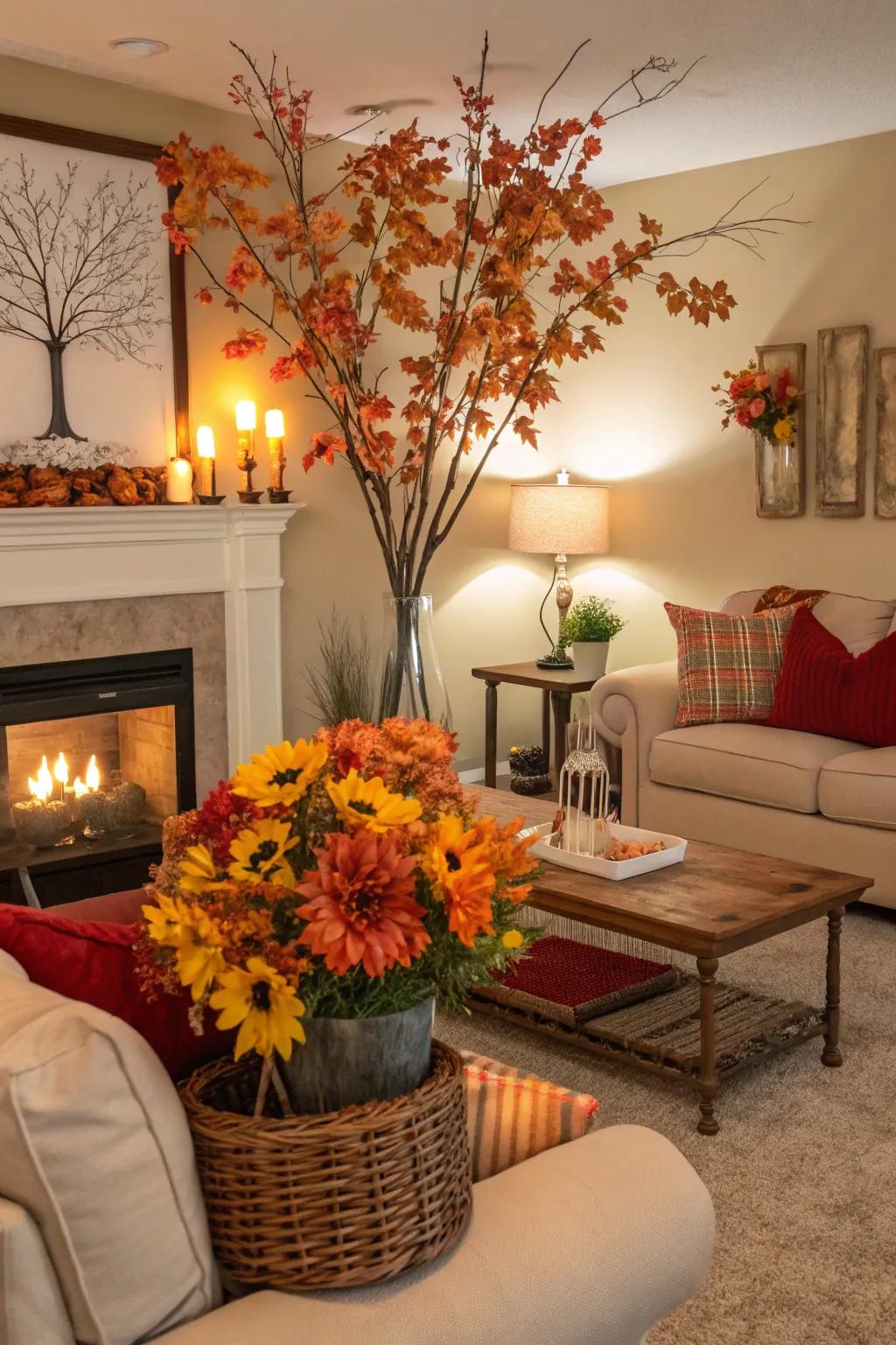 Seasonal elements keep your decor lively and festive.