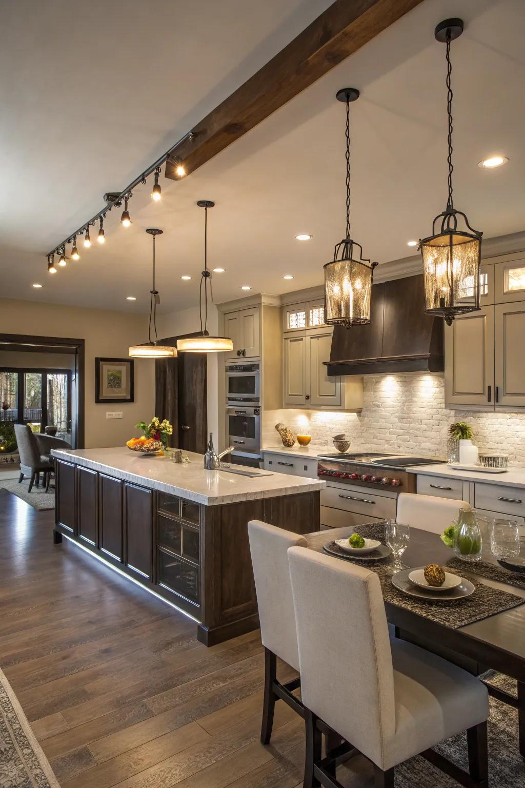 Develop depth through layered illumination solutions.